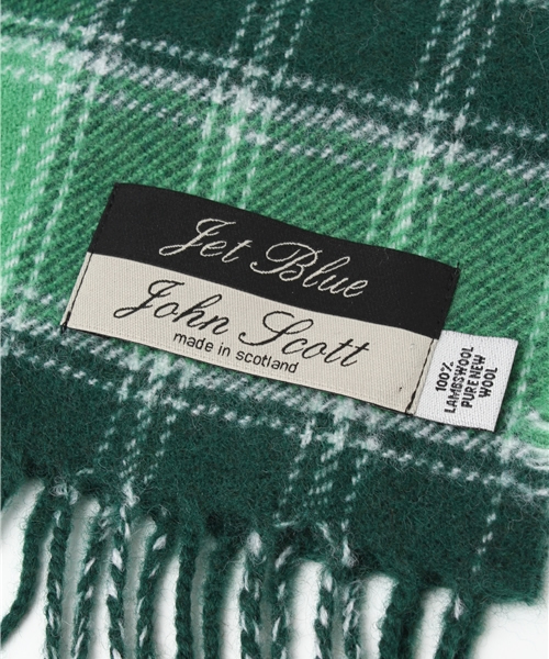 SHIPS JET BLUE(シップスジェットブルー)の「JHON SCOTT:JB ラムマフラー(マフラー・メンズ・レッド/ライトグリーン/ネイビー/ダークブルー/ブラック/オレンジ/オリーブ/パープル・ONE SIZE)」の13枚目の写真
