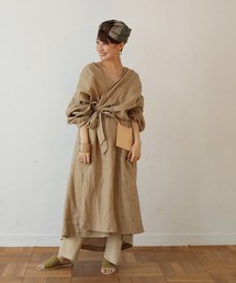 TODAYFUL | リネンギャザーガウン(その他アウター)