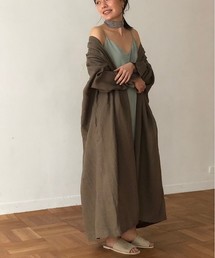 TODAYFUL | リネンギャザーガウン(その他アウター)