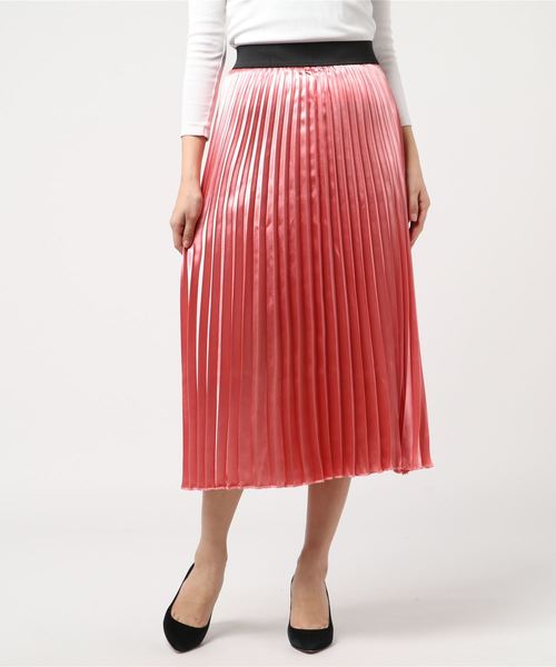 Narcissus(ナルシス)の「【cheap!!by vaNite】サテンプリーツスカート(スカート・レディース・ブラック/パープル/ピンク/シルバー/グリーン・FREE)」の18枚目の写真