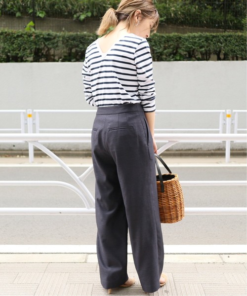 La TOTALITE(ラトータリテ)の「リシェオックスマリンパンツ【手洗い可能】◆(その他パンツ・レディース・ベージュ/ネイビー・38/36/40)」の19枚目の写真