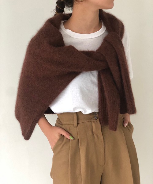 TODAYFUL（トゥデイフル）の「ラクーンニットカーディガン（Tシャツ