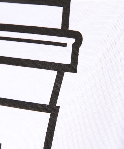 I am I (アイアムアイ)の「40/2コーマ天竺 コーヒーTシャツ(Tシャツ/カットソー・レディース・ホワイト・2/3)」の8枚目の写真