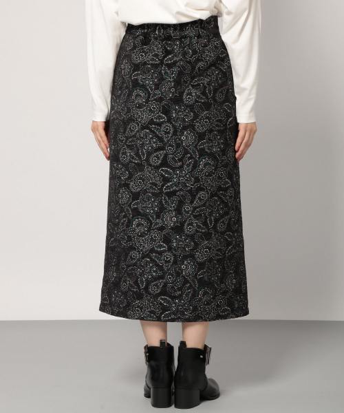 PAGEBOY（ページボーイ）の「ペイズリーJQナロースカート（スカート・レディース・ダークブラウン/ブラック×グレー/ブラック×グリーン・SMALL/MEDIUM）」の13枚目の写真