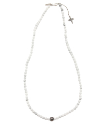 天然石×シルバー ネックレス