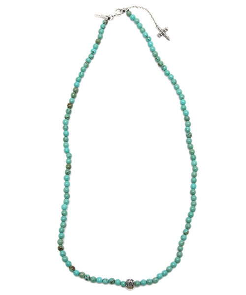 CUSTOM CULTURE（カスタムカルチャー）の「天然石×シルバー　ネックレス（ネックレス・メンズ・ホワイト/ブラック/ブルー/レッド・00）」の3枚目の写真