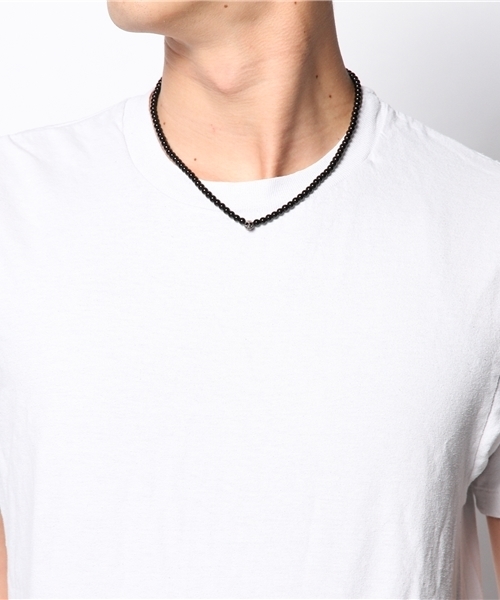 CUSTOM CULTURE（カスタムカルチャー）の「天然石×シルバー　ネックレス（ネックレス・メンズ・ホワイト/ブラック/ブルー/レッド・00）」の5枚目の写真