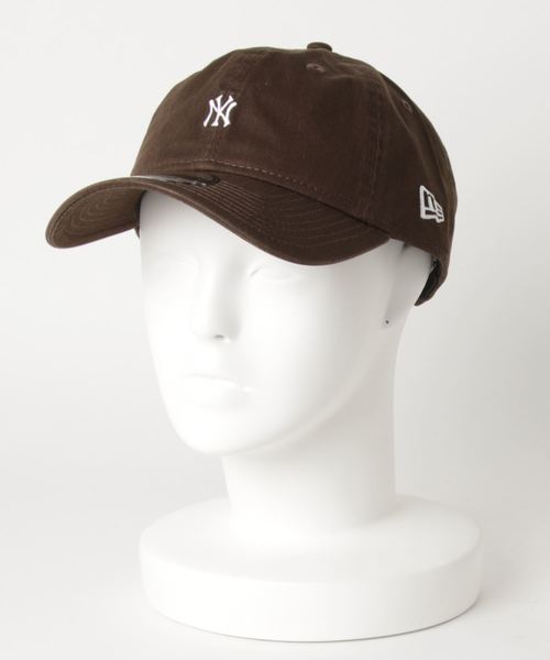 NEW ERA（ニューエラ）の「∴WEGO/NEW ERA 別注ミニロゴ9TWENTY（キャップ・メンズ・ダークベージュ/カーキ/ブラック/ネイビー/ダークグリーン/ベージュ・FREE）」の9枚目の写真