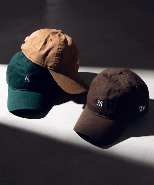 NEW ERA（ニューエラ）の「∴WEGO/NEW ERA 別注ミニロゴ9TWENTY（キャップ・メンズ・ダークベージュ/カーキ/ブラック/ネイビー/ダークグリーン/ベージュ・FREE）」の10枚目の写真