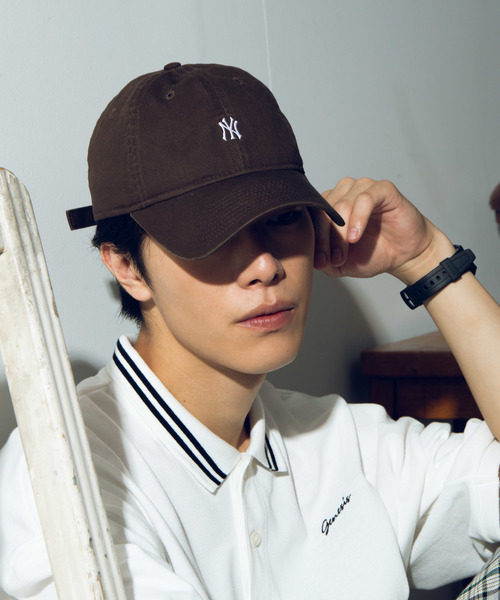 NEW ERA（ニューエラ）の「∴WEGO/NEW ERA 別注ミニロゴ9TWENTY（キャップ・メンズ・ダークベージュ/カーキ/ブラック/ネイビー/ダークグリーン/ベージュ・FREE）」の21枚目の写真