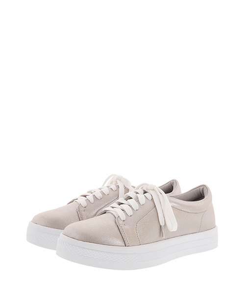 RANDA（ランダ）の「ストレスフリー/軽量ローカットスニーカー（スニーカー・レディース・ホワイト/シルバー/その他・S/M/L/LL）」の4枚目の写真