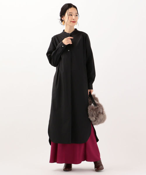 連休限定！14000円→12000円45Rオックスフォードタックシャツワンピース 45R（フォーティファイブアール）の「オックスフォードのタック