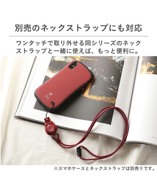 iFace（アイフェイス）の「iFace Quick Release カラビナリングストラップ 落下防止 ストラップ（キーホルダー・メンズ・ホワイト/ブラック/ネイビー/カーキ/バーガンディー・FREE）」の8枚目の写真