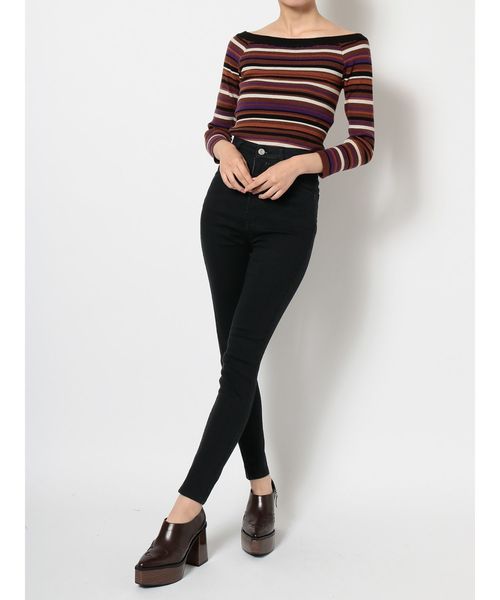 EVRIS（エヴリス）の「BASICスキニーDENIMPT（デニムパンツ・レディース・ブラック/インディゴブルー・SMALL/MEDIUM/X-SMALL）」の7枚目の写真