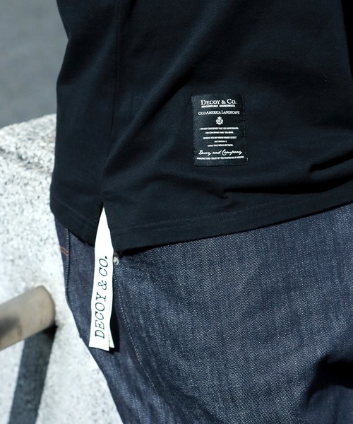 DECOY＆CO.（デコイアンドシーオー）の「デコイアンドシーオー デコイ ロングTシャツ ロンT（Tシャツ/カットソー・メンズ・ホワイト/ブラック・MEDIUM/LARGE/X-LARGE）」の8枚目の写真