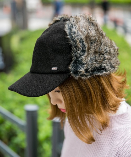 knit flap cap