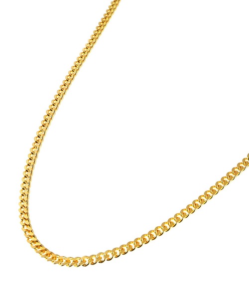 blackdia by 7JEWELRY(ブラックダイヤバイセブンジュエリー)の「blackdia by 7JEWELRY 18KGPゴールド喜平チェーンネックレス幅4.6mm 長さ60cm(ネックレス・メンズ・ゴールド・60cm)」の2枚目の写真