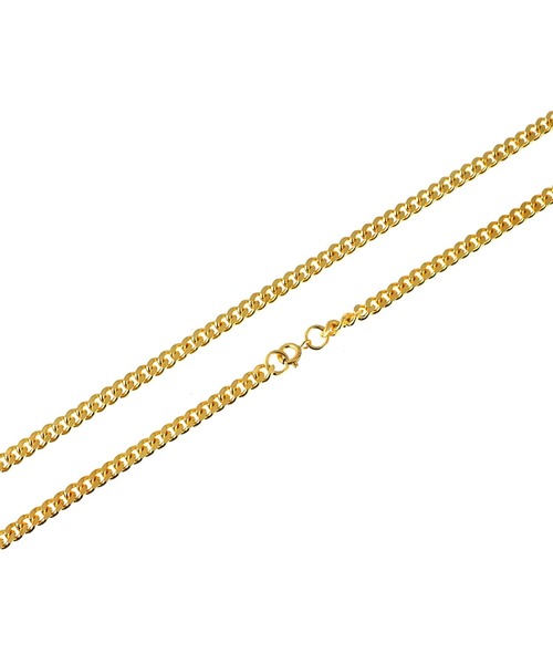 blackdia by 7JEWELRY(ブラックダイヤバイセブンジュエリー)の「blackdia by 7JEWELRY 18KGPゴールド喜平チェーンネックレス幅4.6mm 長さ60cm(ネックレス・メンズ・ゴールド・60cm)」の4枚目の写真