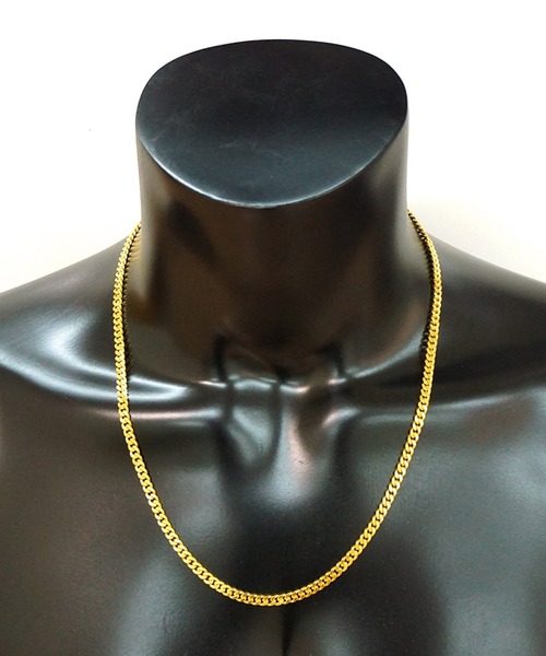 blackdia by 7JEWELRY(ブラックダイヤバイセブンジュエリー)の「blackdia by 7JEWELRY 18KGPゴールド喜平チェーンネックレス幅4.6mm 長さ60cm(ネックレス・メンズ・ゴールド・60cm)」の6枚目の写真