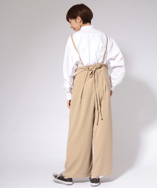 AMERICAN HOLIC（アメリカンホリック）の「バックリボンサロペット　＊（サロペット/オーバーオール・レディース・ネイビー/モカ/ドット・FREE）」の11枚目の写真