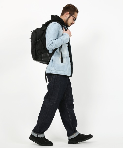 SPELLBOUND(スペルバウンド)の「SPELL BOUND スペルバウンド 5Pルーズセルヴィッジデニムパンツ 43-713B(デニムパンツ・メンズ・ネイビー・30/28)」の7枚目の写真