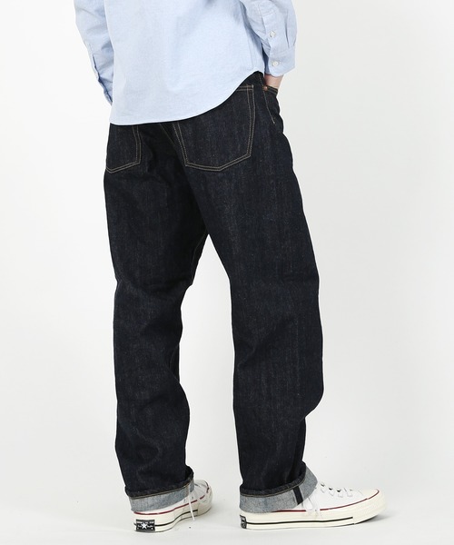 SPELLBOUND(スペルバウンド)の「SPELL BOUND スペルバウンド 5Pルーズセルヴィッジデニムパンツ 43-713B(デニムパンツ・メンズ・ネイビー・30/28)」の3枚目の写真