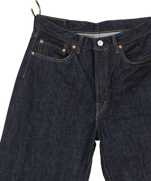 SPELLBOUND(スペルバウンド)の「SPELL BOUND スペルバウンド 5Pルーズセルヴィッジデニムパンツ 43-713B(デニムパンツ・メンズ・ネイビー・30/28)」の4枚目の写真