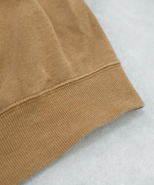 kutir（クティール）の「刺繍ピグメントスウェット（スウェット・メンズ・パープル/マスタード/レンガ・SMALL/MEDIUM/LARGE）」の14枚目の写真