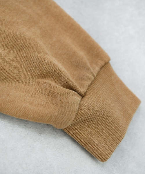 kutir（クティール）の「刺繍ピグメントスウェット（スウェット・メンズ・パープル/マスタード/レンガ・SMALL/MEDIUM/LARGE）」の16枚目の写真