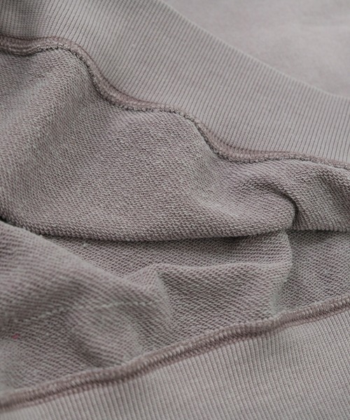 kutir（クティール）の「刺繍ピグメントスウェット（スウェット・メンズ・パープル/マスタード/レンガ・SMALL/MEDIUM/LARGE）」の20枚目の写真