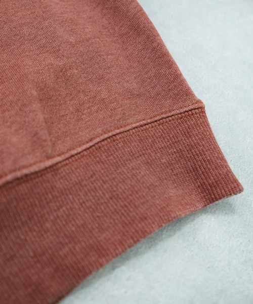 kutir（クティール）の「刺繍ピグメントスウェット（スウェット・メンズ・パープル/マスタード/レンガ・SMALL/MEDIUM/LARGE）」の9枚目の写真