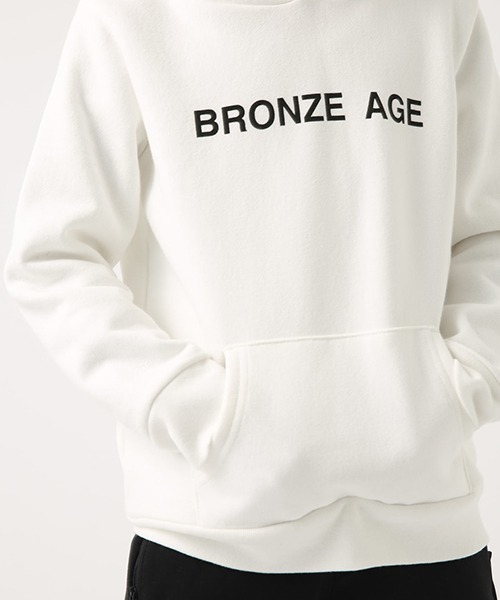 AZUL by moussy（アズールバイマウジー）の「BRONZE AGE RIB HOODIE（パーカー・キッズ・ブラック/ホワイト・110/130/120）」の9枚目の写真