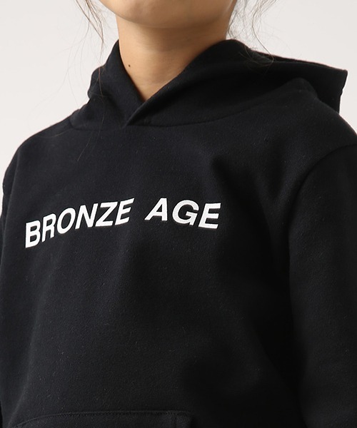 AZUL by moussy（アズールバイマウジー）の「BRONZE AGE RIB HOODIE（パーカー・キッズ・ブラック/ホワイト・110/130/120）」の17枚目の写真