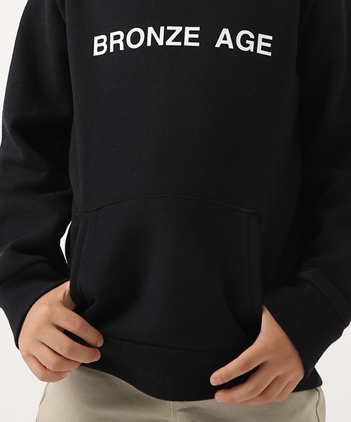 AZUL by moussy（アズールバイマウジー）の「BRONZE AGE RIB HOODIE（パーカー・キッズ・ブラック/ホワイト・110/130/120）」の16枚目の写真