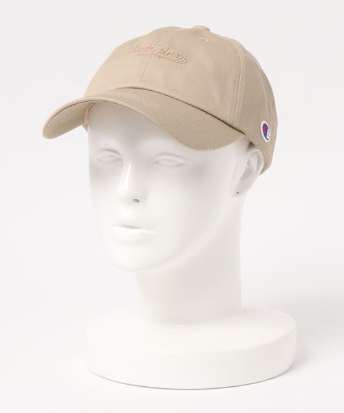 Champion（チャンピオン）の「Champion カラーロゴキャップ（キャップ・レディース・ホワイト/ブラック/ベージュ/パープル・FREE）」の3枚目の写真