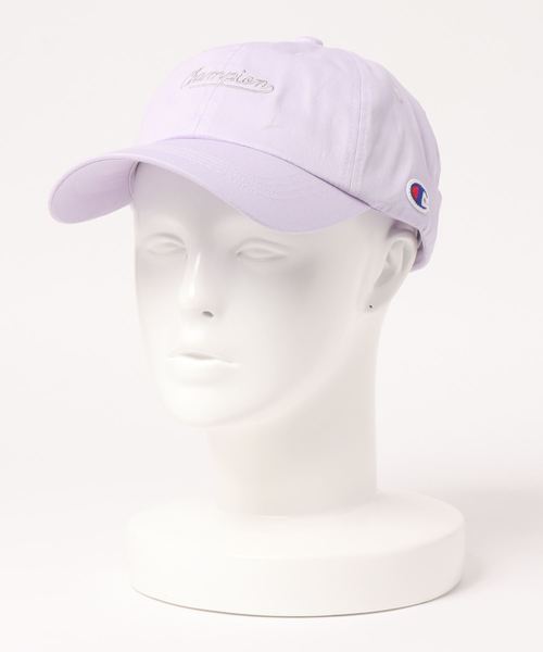 Champion（チャンピオン）の「Champion カラーロゴキャップ（キャップ・レディース・ホワイト/ブラック/ベージュ/パープル・FREE）」の4枚目の写真