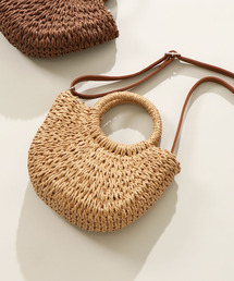 notch. | リングハンドルハーフムーンバッグ(かごバッグ)