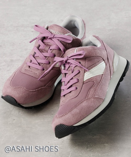 ASAHI SHOES(アサヒシューズ)の「WIMBLEDON/ウィンブルドン スニーカー(W/B L041)(スニーカー・レディース・ブラック/ネイビー/サックスブルー/サンドベージュ/バイオレット/ピンク系その他/グリーン・22.5cm/23.5cm/24.5cm/23.0cm/24.0cm/25.0cm)」の7枚目の写真