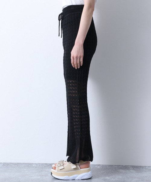 Heather（ヘザー）の「スカシガラニットパンツ　885225（その他パンツ・レディース・ブラック/アイボリー/ブルー系その他/レッド系その他・FREE）」の9枚目の写真