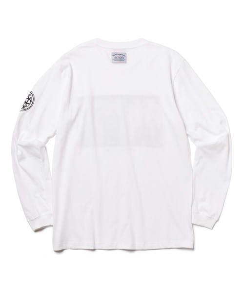 MR.OLIVE（ミスターオリーブ）の「MR.OLIVE(ミスターオリーブ)×鶴仙園 コラボレーション / SABO-1 ロングスリーブ フォト グラフィック アートTシャツ(ロンT)（Tシャツ/カットソー・メンズ・ブラック/オフホワイト・LARGE/MEDIUM/X-LARGE）」の10枚目の写真