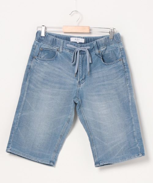 Blue Standard (ブルースタンダード)の「【BLUE STANDARD】ドビーイージーショーツ デニム ストレッチ性強い素材(デニムパンツ・メンズ・グレー/ブルー/その他1/ブルー系その他/ブラック/ホワイト・LARGE/X-LARGE/SMALL/MEDIUM)」の6枚目の写真