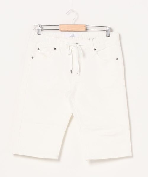 Blue Standard (ブルースタンダード)の「【BLUE STANDARD】ドビーイージーショーツ デニム ストレッチ性強い素材(デニムパンツ・メンズ・グレー/ブルー/その他1/ブルー系その他/ブラック/ホワイト・LARGE/X-LARGE/SMALL/MEDIUM)」の1枚目の写真