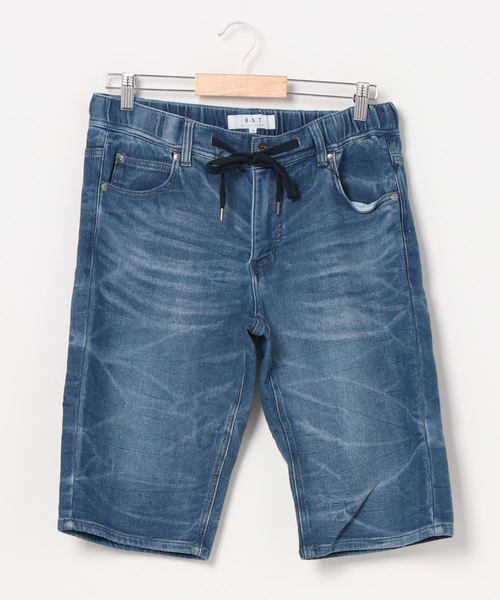 Blue Standard (ブルースタンダード)の「【BLUE STANDARD】ドビーイージーショーツ デニム ストレッチ性強い素材(デニムパンツ・メンズ・グレー/ブルー/その他1/ブルー系その他/ブラック/ホワイト・LARGE/X-LARGE/SMALL/MEDIUM)」の4枚目の写真