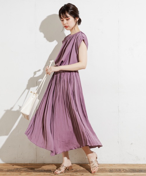 ナチュラルクチュール　セットアップ WEB限定】ショートジャケット×ジャンスカSET | natural couture