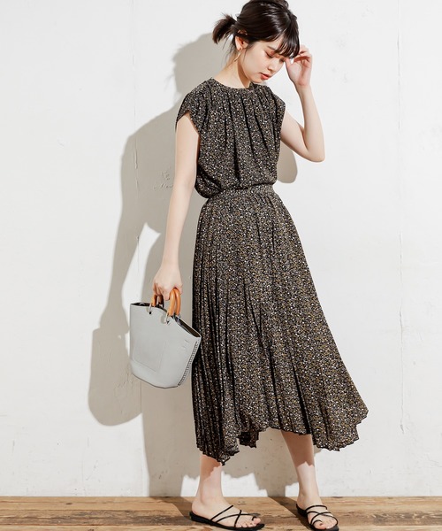 ナチュラルクチュール　セットアップ WEB限定】ショートジャケット×ジャンスカSET | natural couture