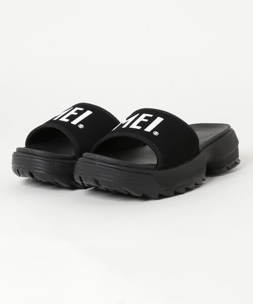 MEI（メイ）の「∴【 MEI / メイ 】 FLAT SANDAL フラットサンダル　レディース（サンダル・レディース・ブラック/ベージュ/オリーブドラブ/パープル・SMALL/MEDIUM/LARGE）」の22枚目の写真