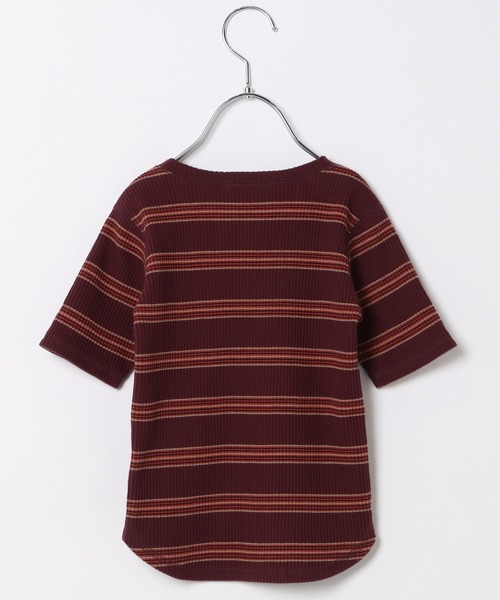 BAYFLOW（ベイフロー）の「[KIDS]マルチボーダーT（Tシャツ/カットソー・キッズ・グリーン/ボルドー・SMALL/MEDIUM/LARGE/X-LARGE/XX-LARGE）」の5枚目の写真