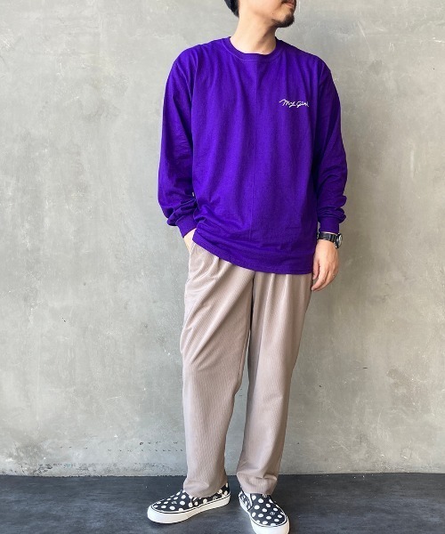 SCREEN STARS（スクリーンスターズ）の「[SCREEN STARS/スクリーンスターズ] 別注ガールプリントTシャツ（Tシャツ/カットソー・レディース・ホワイト/パープル・S/M/L）」の7枚目の写真