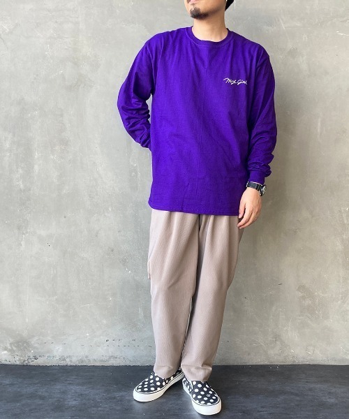 SCREEN STARS（スクリーンスターズ）の「[SCREEN STARS/スクリーンスターズ] 別注ガールプリントTシャツ（Tシャツ/カットソー・レディース・ホワイト/パープル・S/M/L）」の14枚目の写真