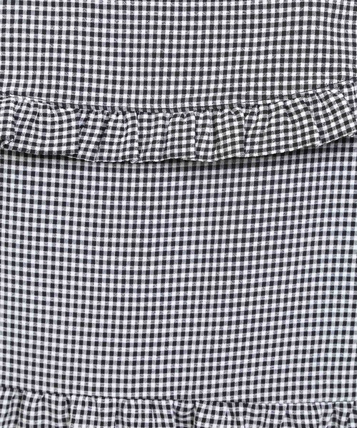 WC（ダブル シー）の「WC/ビックカラーティアードロングスリーブワンピース（ワンピース・レディース・ブラック/ブラック系その他/ベージュ系その他・FREE）」の5枚目の写真